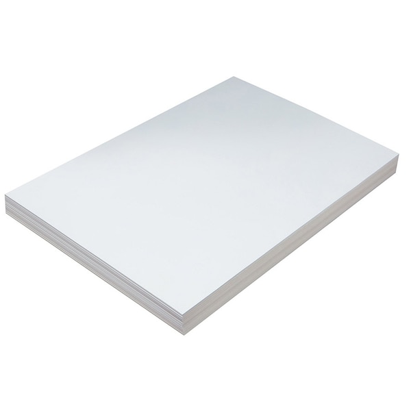 Pacon Heavyweight Tagboard, White, 12in. x 18in. Sheets, 100PK P5214 - main